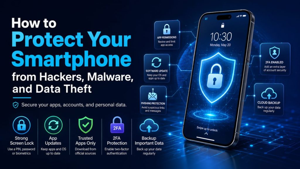 How to Protect Your Smartphone from Hackers, Malware, and Data Theft